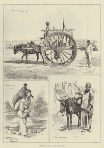 Croquis à Bakou, sur la mer Caspienne